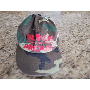 Black And Proud Hat Cap Camouflage Africa Adjustable Adult Strapback